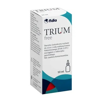 Trium Free, izotoniczny roztwór do oczu, 10 ml