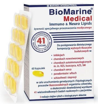 BioMarine Medical Immuno & Neuro Lipids, 60 kapsułek