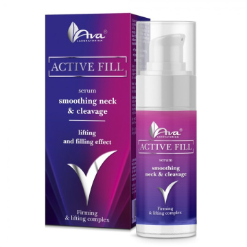 Ava Active Fill, serum wygładzające szyję i dekolt, 30 ml