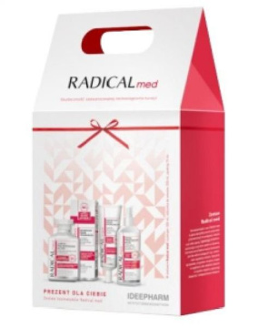 Radical Med, zestaw, szampon 300 ml, odżywka 200 ml, peeling 75 ml