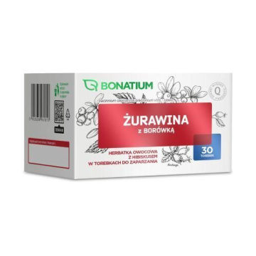 Bonatium Herbatka Żurawina z Borówką, 30 saszetek