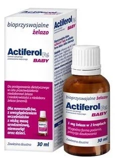 Actiferol Fe Baby, zawiesina doustna, 30 ml