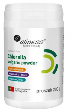 Aliness Organic Chlorella Vulgaris powder, 200 g