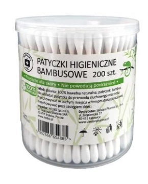 Patyczki higieniczne bambusowe, 200 sztuk (Apteczka ABC)
