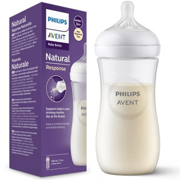 Avent, butelka Natural Response 330 ml 0m+ SCY906/01, 1 sztuka
