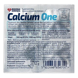 Rodzina Zdrowia Calcium One, 12 tabletek musujących