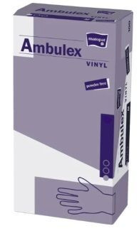 Rękawiczki Ambulex, winylowe, niejałowe, niepudrowane, rozmiar S, 100 sztuk