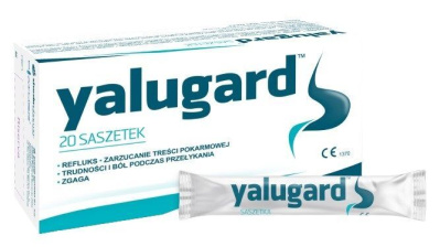 Yalugard, saszetki przeciw refluksowi, 20 saszetek po 10 ml