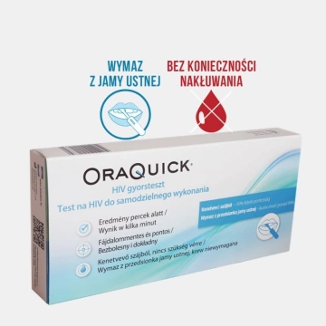 Test OraQuick na obecność wirusa HIV, 1 sztuka