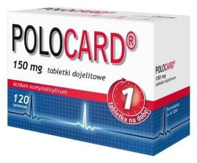 Polocard 150 mg, 120 tabletek dojelitowych