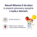 Naturell Witamina D dla dzieci, 60 tabletek do rozgryzania i żucia