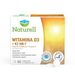 Naturell Witamina D3+K2 MK-7, 60 tabletek do ssania
