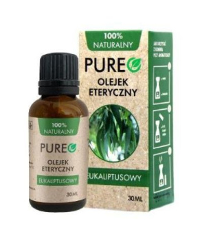 Pureo 100 % naturalny olejek eteryczny Eukaliptusowy, 30 ml