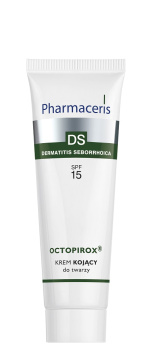 Pharmaceris DS - Octopirox kojący krem do twarzy SPF15 dla skóry łojotokowej, zaczerwienionej skłonnej do łuszczenia się, 30 ml
