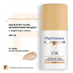 Pharmaceris F - delikatny fluid intensywnie kryjący o przedłużonej trwałości, SPF 20, IVORY (01 - kość słoniowa) 30 ml