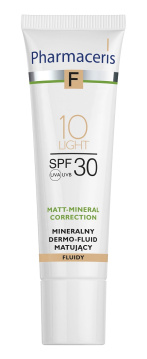 Pharmaceris F - mineralny dermo-fluid matujący SPF30+ LIGHT (10) 30 ml