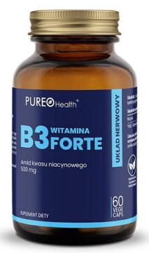 Pureo Health, witamina B3 forte, 60 kapsułek