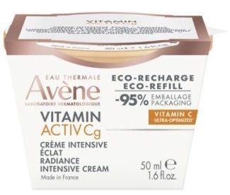 Avene Vitamin Activ Cg, krem intensywnie rozświetlający, eco-refill, 50 ml