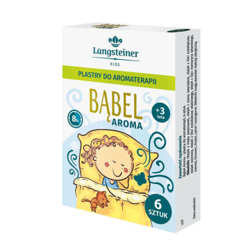 Bąbel Aroma, plastry do aromaterapii dla dzieci po 3 roku życia, 6 sztuk
