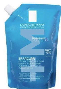 La Roche-Posay Effaclar, żel oczyszczający do skóry tłustej, eco-refill, 400 ml