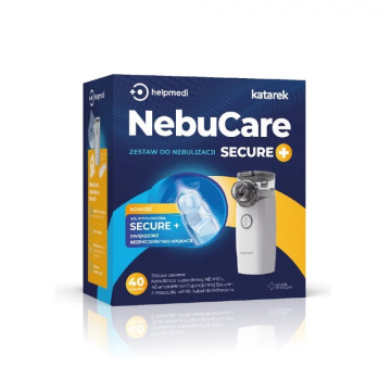 Katarek Helpmedi NebuCare Secure+, zestaw do nebulizacji