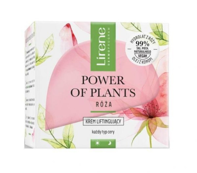 Lirene Power Of Plants, Rose, krem liftingujący, 50 ml