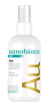 Nanobiotic Med+ Gold Au,  Płyn  ze złotem, regenerujący 150 ml