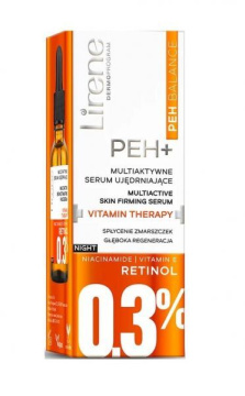 Lirene PEH BALANCE, multiaktywne serum ujędrniające na noc, VITAMIN THERAPY, 30 ml