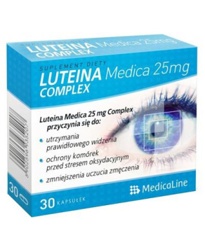 Medicaline Luteina Complex Medica 25 mg, 30 kapsułek