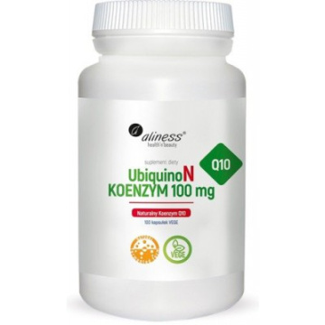 Aliness Ubiquinon Q10 Koenzym 100 mg, 100 kapsułek