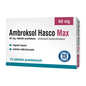 Ambroksol Hasco Max 60 mg, 15 tabletek powlekanych