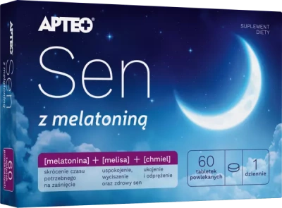 Apteo, Sen z melatoniną, 60 tabletek