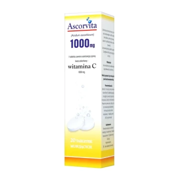 Ascorvita 1 g, 20 tabletek