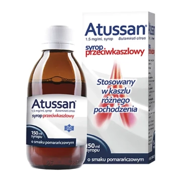 Atussan, syrop przeciwkaszlowy, 150 ml