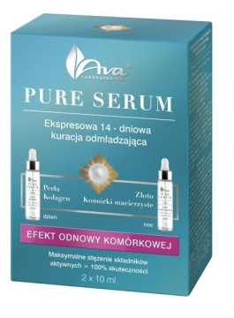 Ava Pure Serum ekspresowa 14 - dniowa kuracja odmładzająca 2 x 10 ml