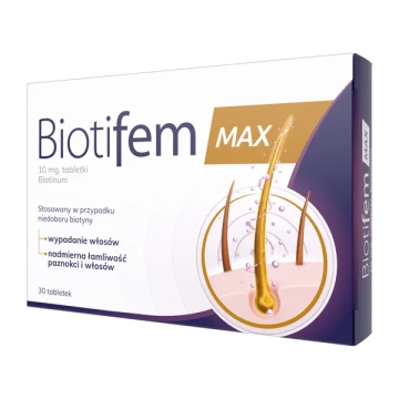 Biotifem max 10 mg, 30 tabletek