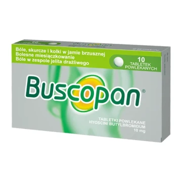 Buscopan 10 mg, 10 tabletek drażowanych