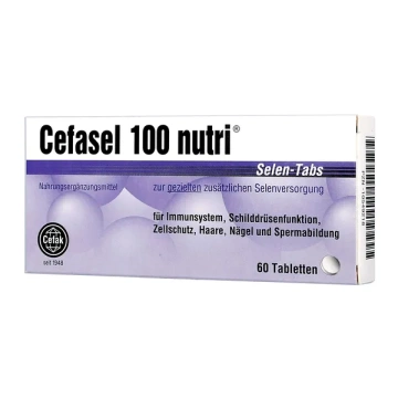 Cefasel 100 nutri, Selen-Tabs, 60 tabletek