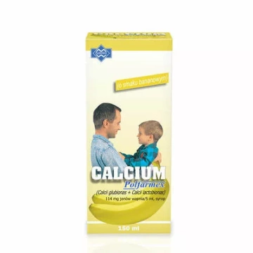 Calcium (smak bananowy) syrop 150 ml