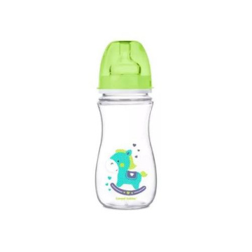 Canpol babies antykolkowa butelka szerokootworowa EasyStart "Toys" 300 ml (35/222) zielona