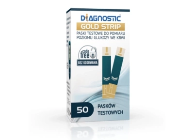 Diagnostic Gold Strip, test paskowy, 50 pasków
