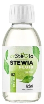 Dr Stevia Fluid słodzik w kroplach na bazie Stewii, 125 ml