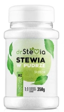 Dr Stevia Puder słodzik w kryształkach na bazie Stewii, 350 g