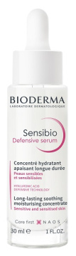 Bioderma Sensibio Defensive, łagodzące serum nawilżające, 30 ml