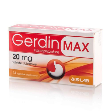 Gerdin MAX 20 mg, 14 tabletek dojelitowych