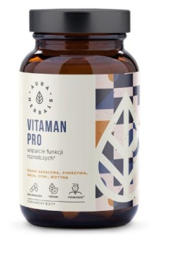 Aura Herbals Vitaman Pro, wsparcie funkcji rozrodczych, 60 kapsułek