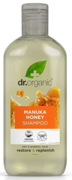 Dr. Organic, szampon, miód Manuka, 265 ml
