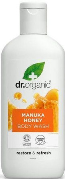 Dr. Organic, żel do kąpieli, miód Manuka, 250 ml