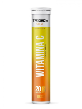 Triggy Witamina C, 20 tabletek musujących (smak pomarańczowy)