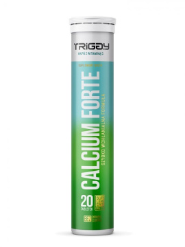 Triggy Calcium Forte, 20 tabletek musujących (smak pomarańczowy)